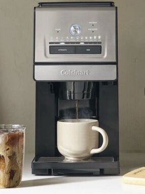 Cuisinart Stainless Steel and Black Single-Serve Coffee Maker-PreOwned